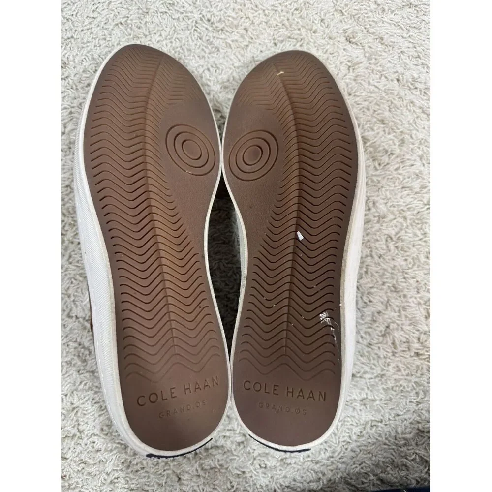 Cole Hahn Mens Nantucket Deck Sneakers Shoes C27986 Size 10M British Tan Leather